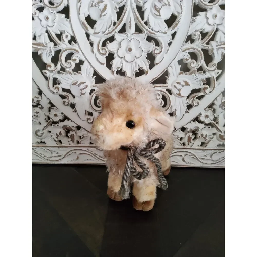 Set of Plush Sheep Decor Soft Farmhouse Style Animals
